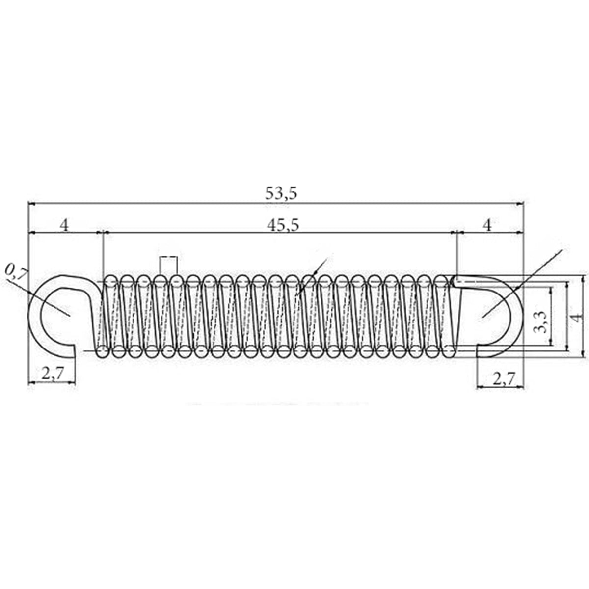 DRUM HANGER SPRING