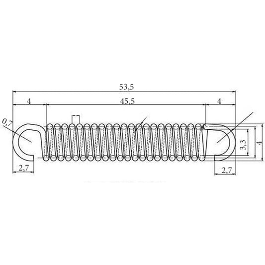 DRUM HANGER SPRING