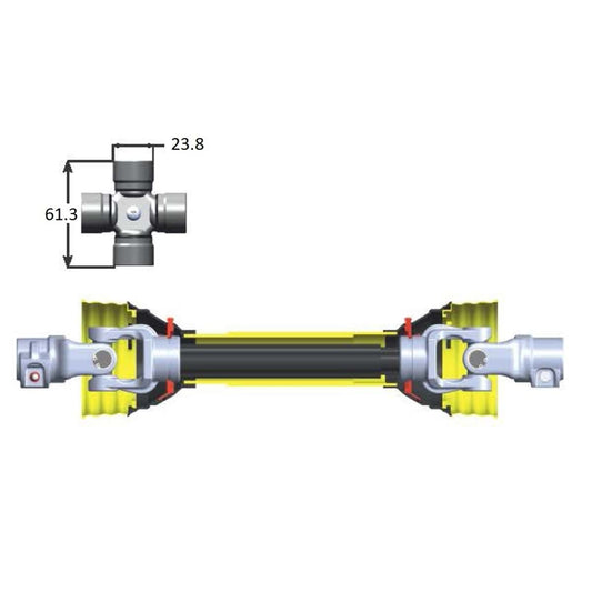 24 ST. 100 CM MILLED SHEATHED SHAFT (MALAZGİRT)